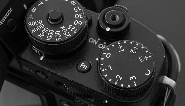 Exposure compensation dial