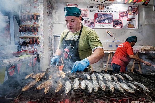 Sardines in Mouraria