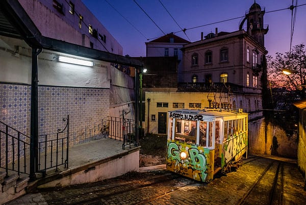 Tour photographique de nuit à Lisbonne